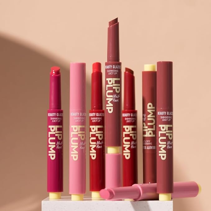 MAEPEOR Hydrating Lip Plumper 12 Colors Moisturizing Shiny Juicy Lip Balm Long Lasting Nourishing Lip Pluming Balm(Color 01)