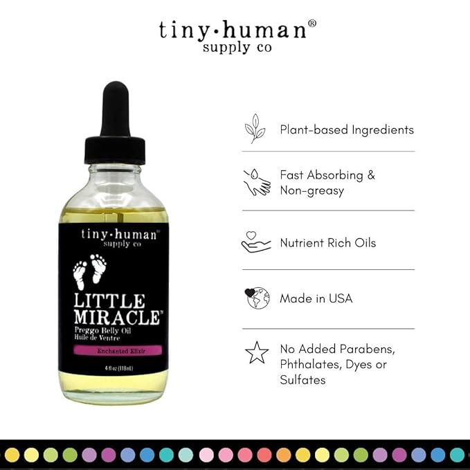 Little Miracle Preggo Belly Oil (Lemon & Lavender) for Pregnancy Stretch Marks and Itching