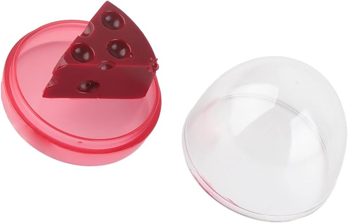 Cheese Shaped Lip Balm, Moisturizing Nourishing Repair Lip Balm, Hydrating Lip Balm for Chapped Cracked Lips 0.3oz(01)