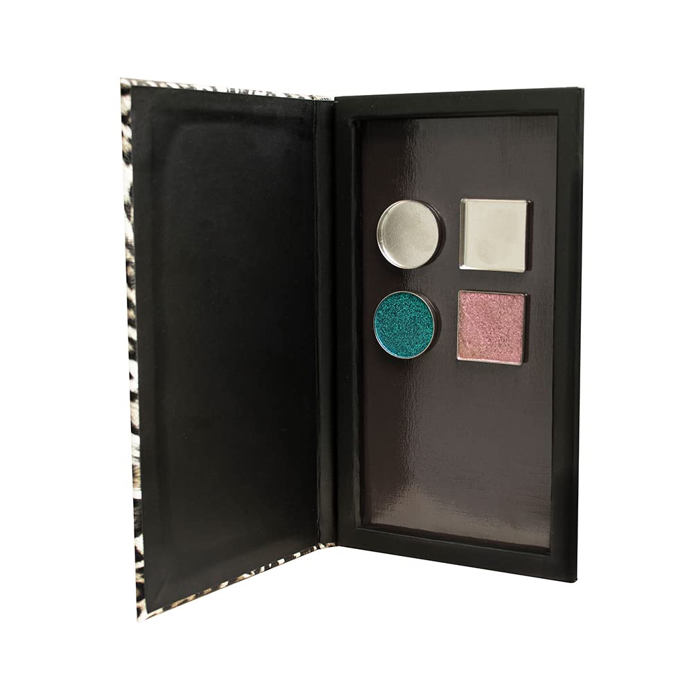 50 Pcs Empty Round Metal Pans, Makeup Palette Pans for Eyeshadow Magnetic Cosmetic Palette Size 26mm (Round - 50 Pcs)