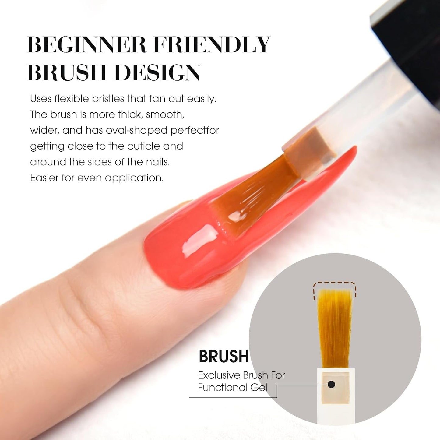 CANNI Top Coat Gel Nail Polish, High Gloss Soak Off U V Gel Nail Top Coat For French Nail Manicure Salon DIY