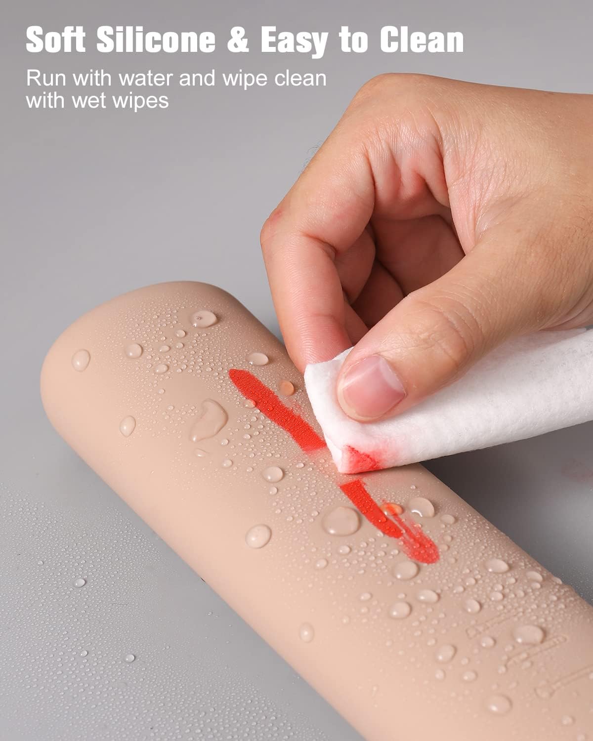 FERYES Large Travel Makeup Brush Holder with 4Pcs Makeup Brushes