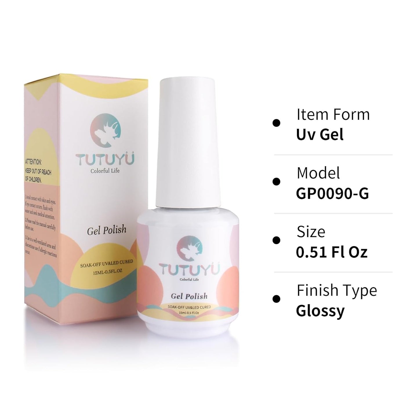 Rose Gold Super Glitter Gel Nail Polish,15ml UV/LED Soak Off Sparkly Rose Gold Gel Polish for Manicure Salon or DIY Nail Art at Home,Holiday Party Color - GP0090