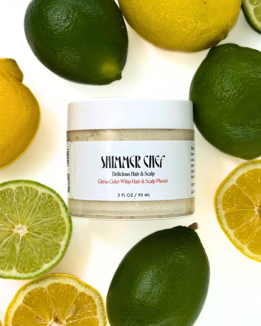 Citrus Cider Whip Hair Plaster | Vitamin C Infusion for Luminous Hair | Fruit Butters, Orange Peel Serum, Argan & Coconut Oils Create The Shimmer Effect For Uplifted Hair & Mood | 3 oz