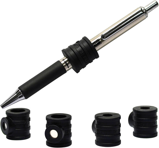 Stick-O Pen Magnetic Pen Pencil Holder - Holds Most pens, pecils and Thin Markers. Ideal for Fridge, Task Boards, Workshops, Classrooms, Offices and Kitchens. (Five Pack)