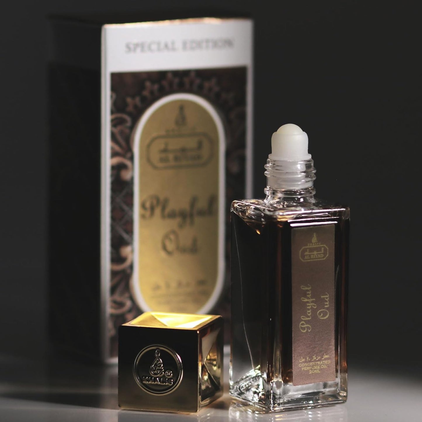 Maison d’Orient Playful Oud Oriental Woody Perfume Oil Roll‑On 20 mL — Alcohol‑Free, Vegan, Long‑Lasting Unisex Attar; Perfect Honeymoon & Travel Toiletry, Purse‑Safe Mini Fragrance