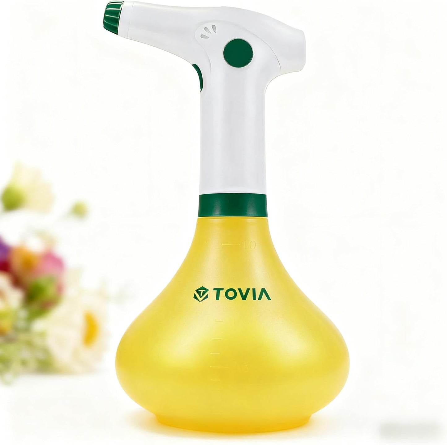 T TOVIA: Garden Sprayer 1 Liter Battery Spray Bottle Powered Electric, Rechargeable, Portable Garden , Plant Mister Spray Bottle , Outdoor and Indoor Plants,Cleans and Gardens, Handheld Powered