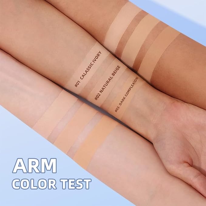 Oil Control Face Pressed Powder,Matte Smooth Setting Powder Makeup,Waterproof Long-Lasting Makeup Setting Powder,Oil Control Flawless Finish,Lightweight,Residue-Free (01 CALASSIC IVORY)