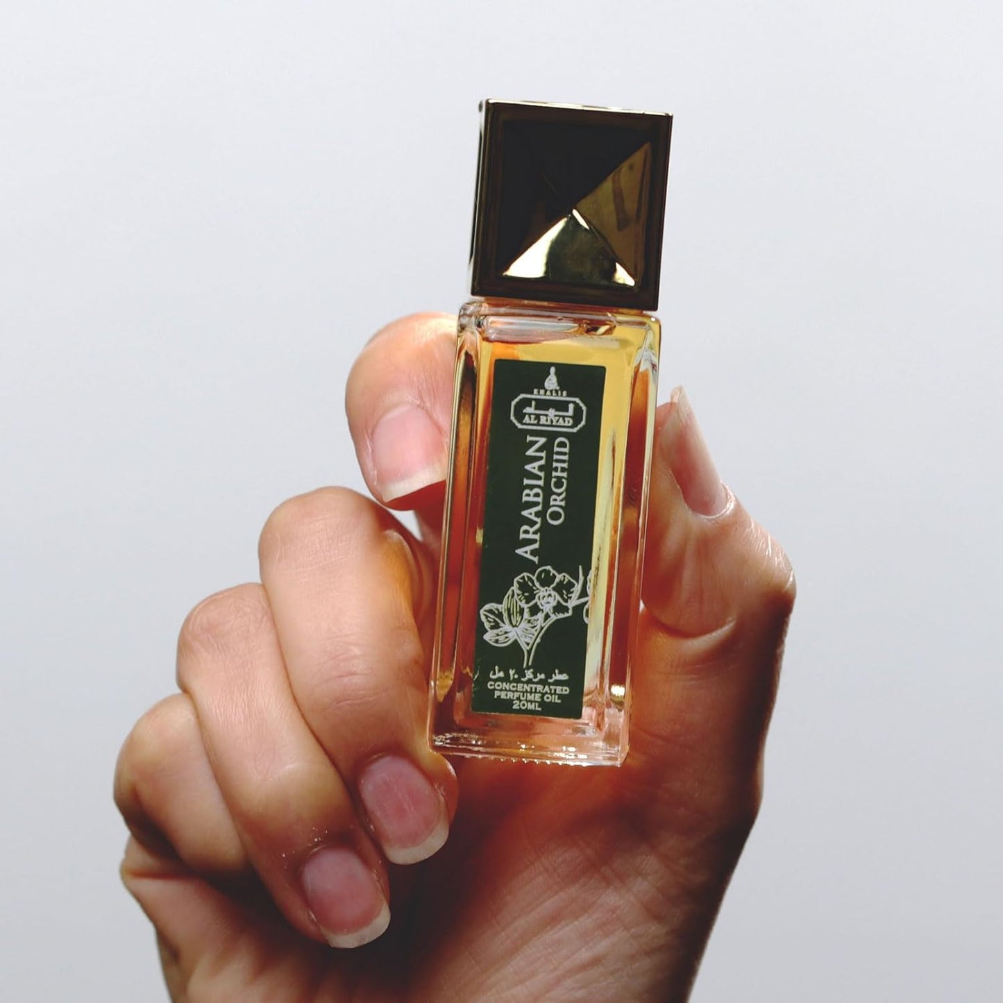 Maison d’Orient Arabian Orchid Oriental Fruity Floral Perfume Oil Roll‑On 20 mL — Alcohol‑Free, Long‑Lasting Attar for Her, Vegan Pocket‑Size Fragrance, Ideal Purse Essential & Holiday Gift