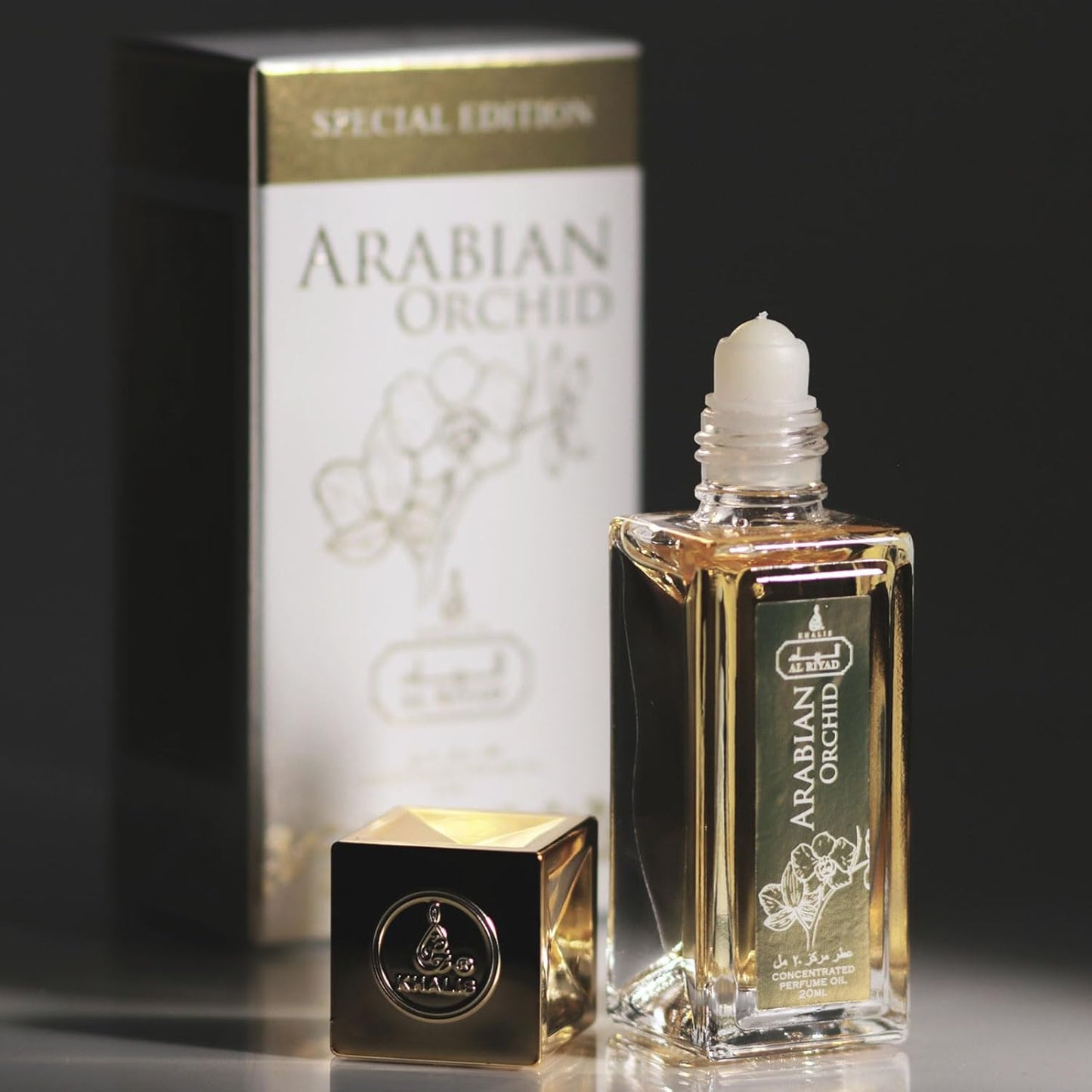 Maison d’Orient Arabian Orchid Oriental Fruity Floral Perfume Oil Roll‑On 20 mL — Alcohol‑Free, Long‑Lasting Attar for Her, Vegan Pocket‑Size Fragrance, Ideal Purse Essential & Holiday Gift