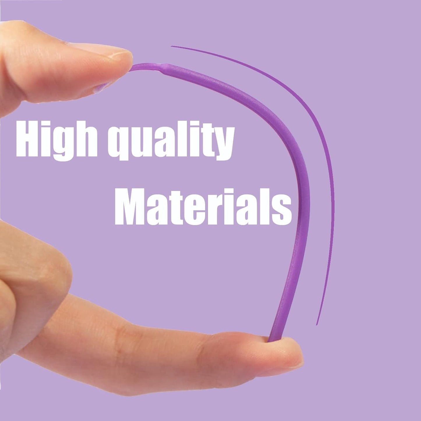 1200PCS Microswabs for Eyelash Extensions,Disposable Micro Applicators Brush for Cleaning and Applying Make-up Purple (Head Diameter: 2.0mm)