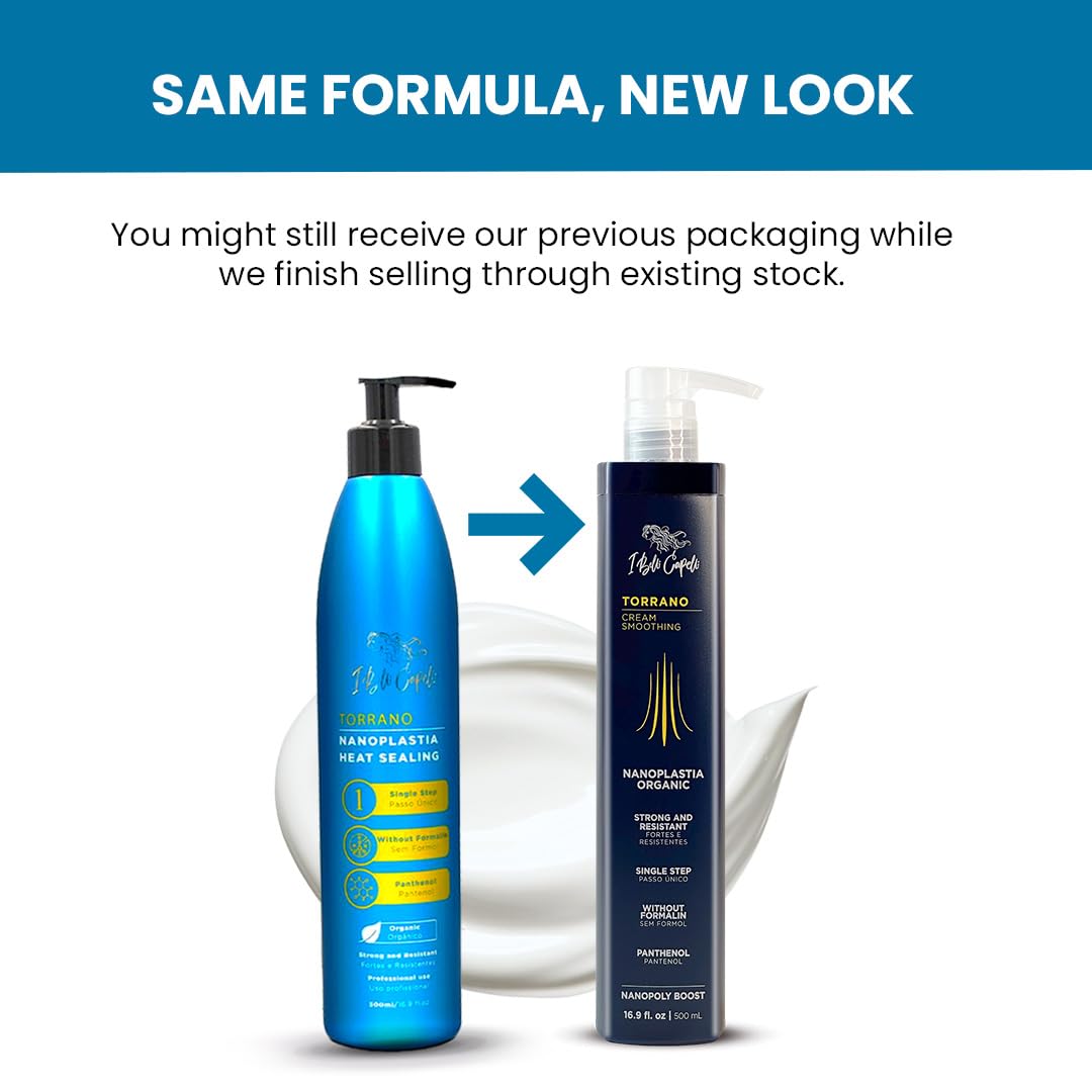 Torrano Keratin Kit, Keratin Hair Treatment Straightening in 1 Step (500ml) + Argan Oil Mask (500g)-Nanoplastia Keratina para Alisar el Pelo Sin Formol- Progressiva (2 pack)