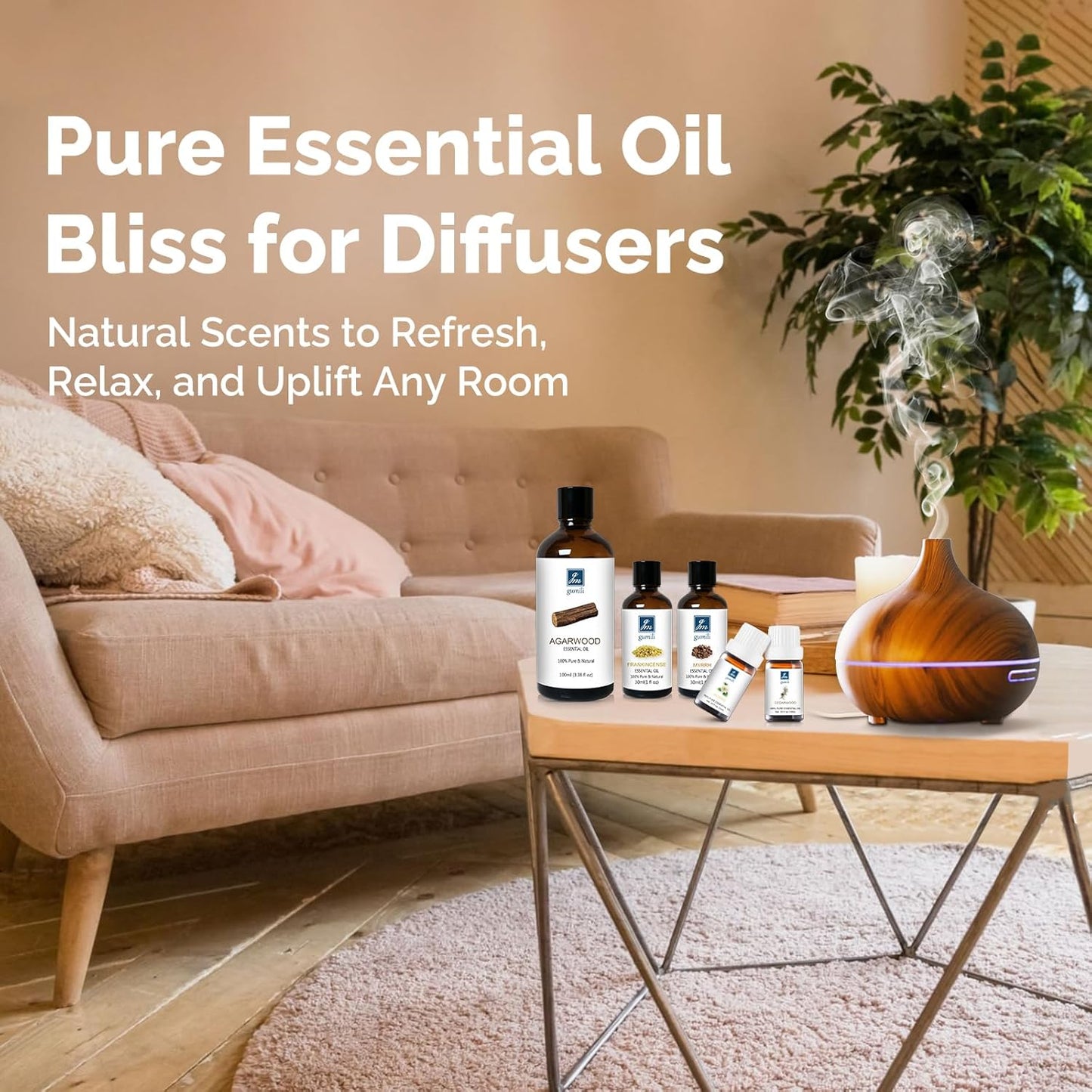 Neroli Essential Oil and Jasmine Essential Oil for Diffuser Perfume Candle Soap Making - 2 Oz, Pack of 2