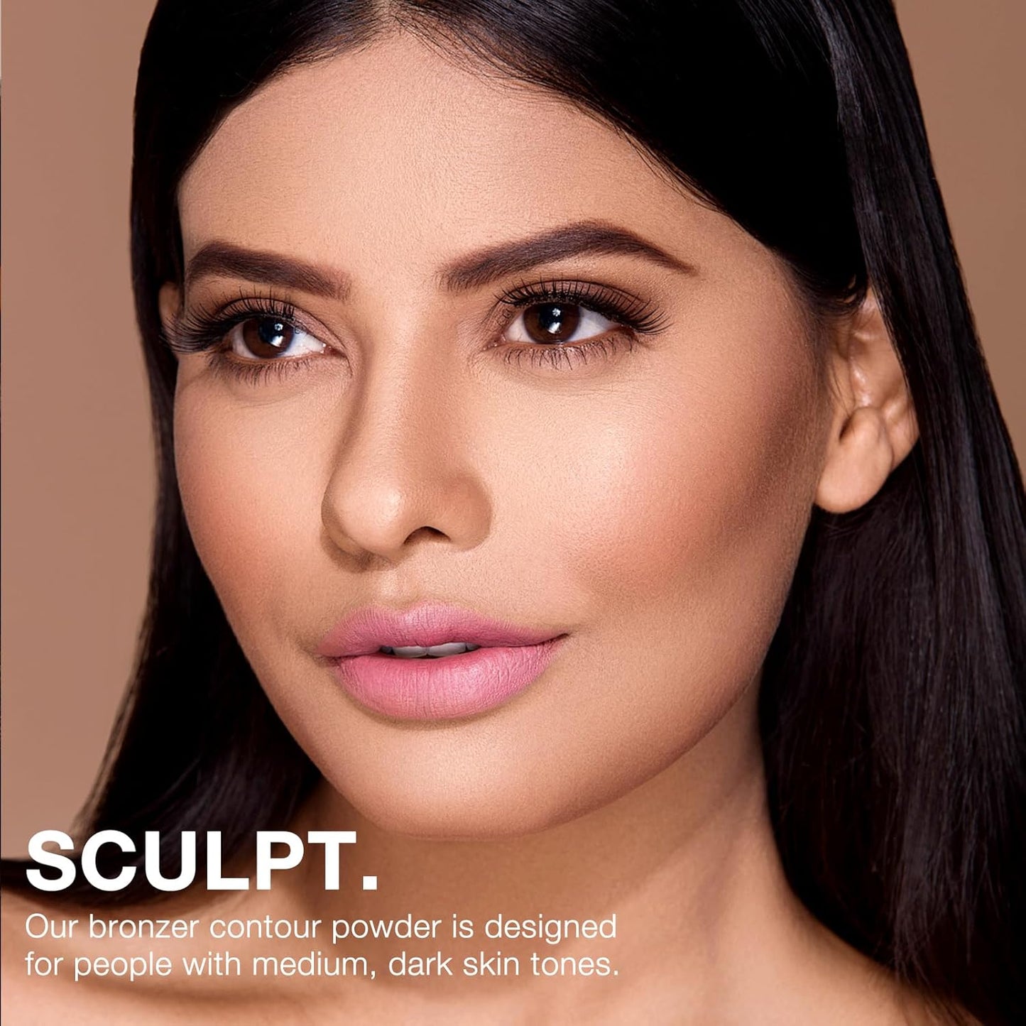 Boobeen Soft Matte Bronzer - Contour Palette for Face, Bronzing & Blush Powder, Long-lasting Buildable Bronzed Shimmer