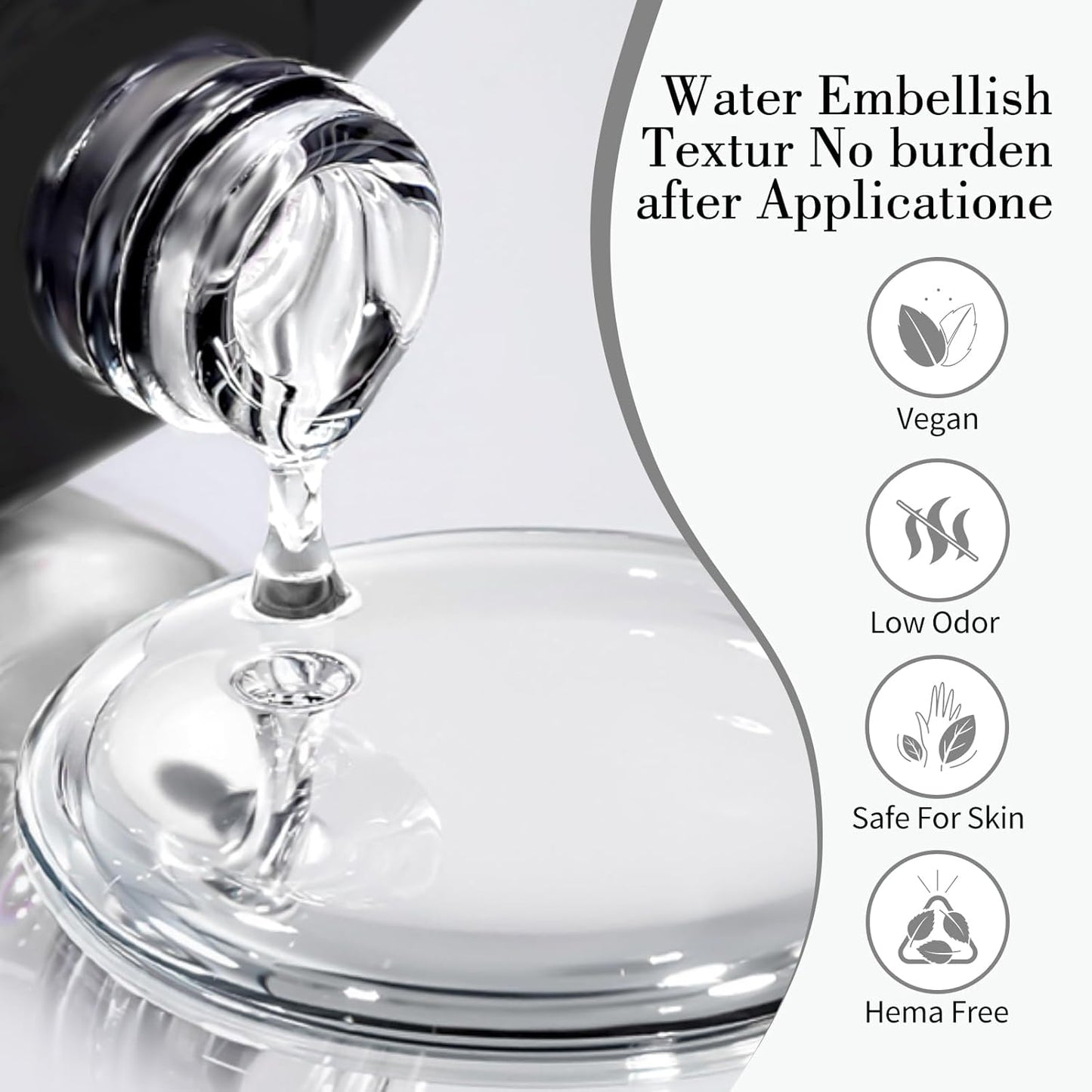 CANNI 2 Pcs No Wipe Gel Top Coat Set- High Gloss Shiny Long Lasting Top Coat Clear Gel Nail Polish Kit, Soak Off Nail Art Home and Professional Manicure