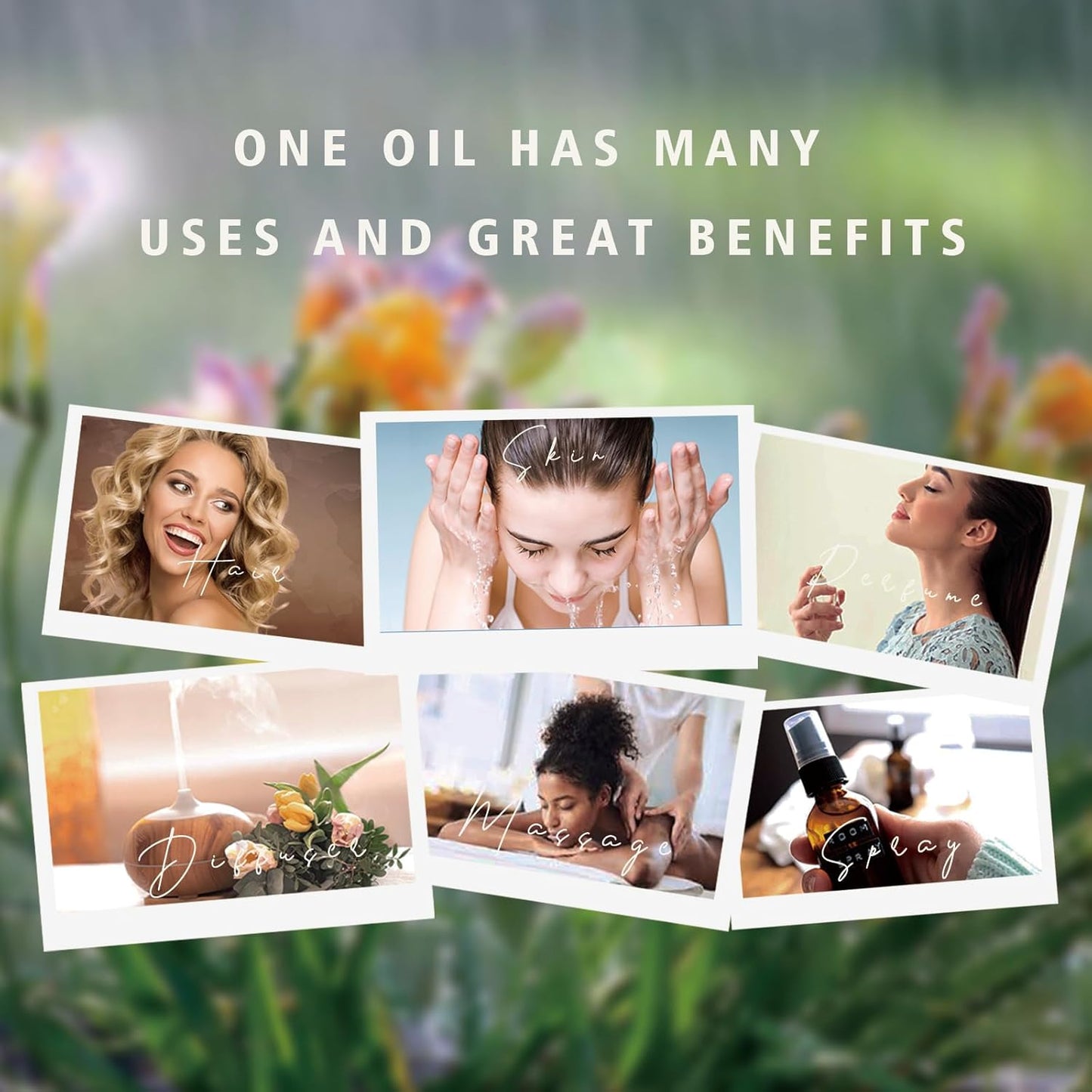 Geranium Essential Oil 1 Oz, 100% Pure Geranium Oil for Diffuser, Skin, Hair, Face, Soap & Candle Making, Aromatherapy & Massage