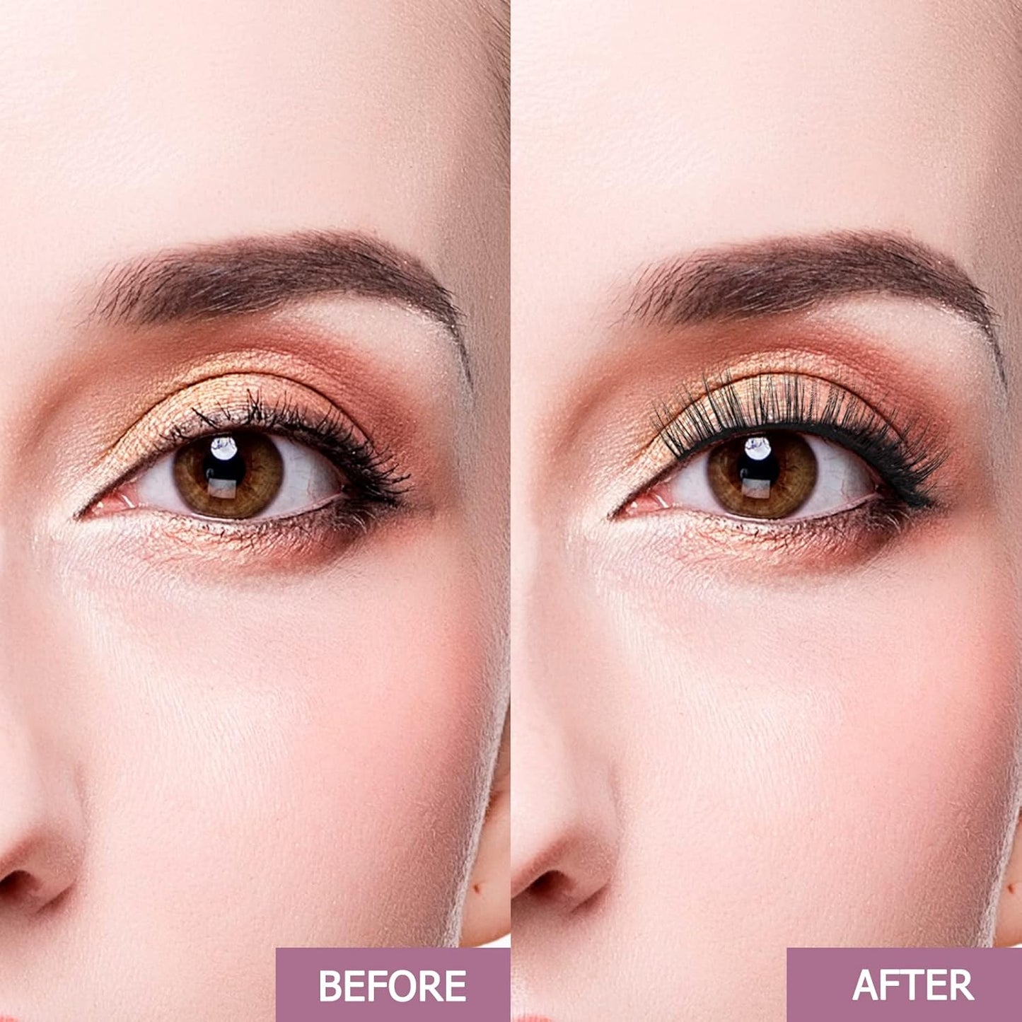 QUEWEL Cluster Lashes 72 Pcs Wide Stem Individual Lashes C/D Curl 8-16mm Length DIY Eyelash Extension False Eyelashes Soft for Personal Makeup Use at Home (natural02-C-16)