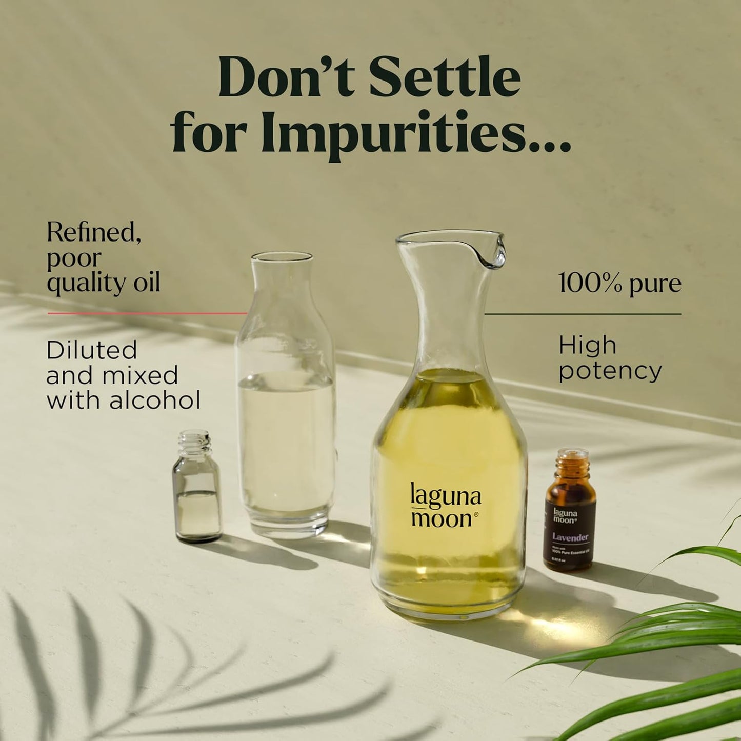 Lagunamoon Essential Oils Set - Top 6 Blends for Diffusers, Home Care, Candle Making Scents, Fragrance, Aromatherapy, Humidifiers, Gifts - Peppermint, Tea Tree, Lavender, Eucalyptus, Orange (10mL)