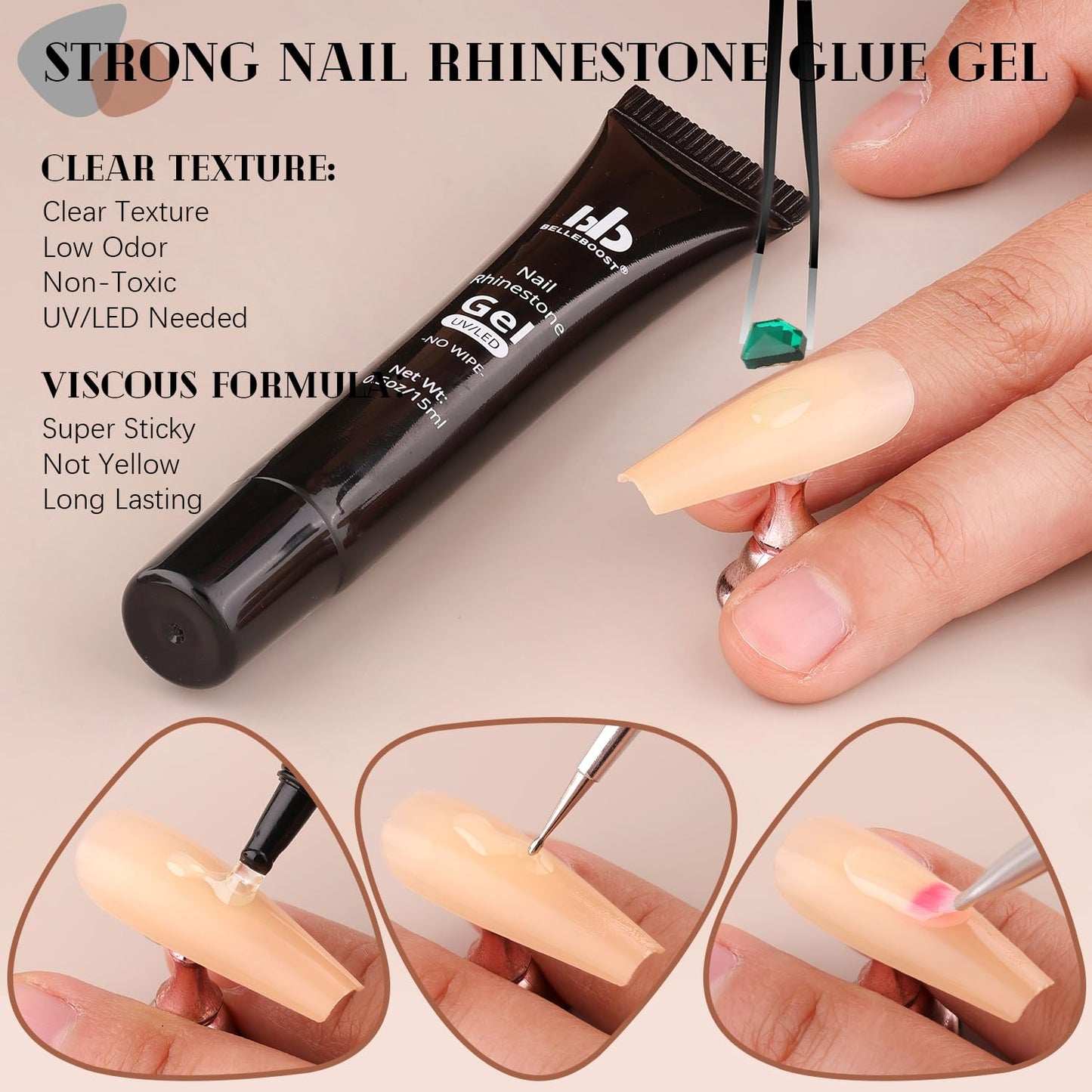 3220Pcs Emerald Green Glass Nail Rhinestones 120Pcs Multi Shapes Flatback Nail Gems +3100Pcs 1.5-4mm Round Crystal with Rhinestones Glue Gel, Manicure Nail Charms Diamond Gemstones for Nail Art