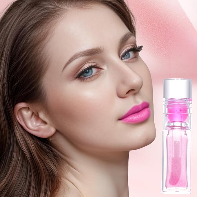 Magic Color Changing Lip Oil, Hydrating Lip Glow Oil Plumping Gloss Tinted Lip Balm Transparent Moisturizing Toot Lip Care