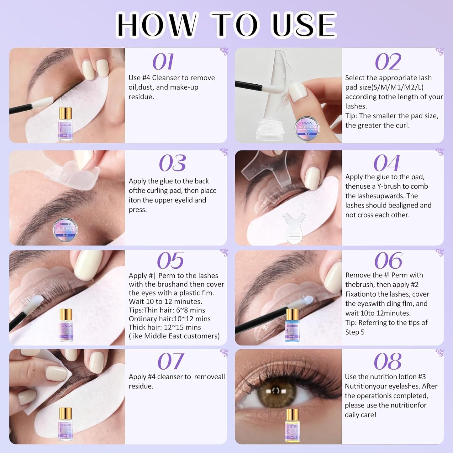 Lash Lift Kit - Eyelash Perm Kit - Eyebrow Lamination Kit, 2 in 1 Professional Eyelash Curling Lash Extension & Eyebrow Lift Kit, Eyelash Lift Kit Easy to Use for Salon & DIY Home Use, Lasts 6-8 Weeks