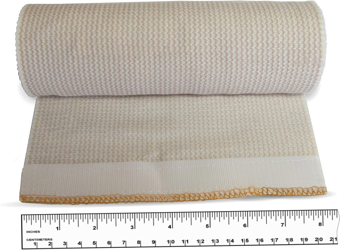 Neutripure Elastic Stretch Body Wrap - Bandage with Velco - 8 Inch Wide Jumbo Roll for Stomach