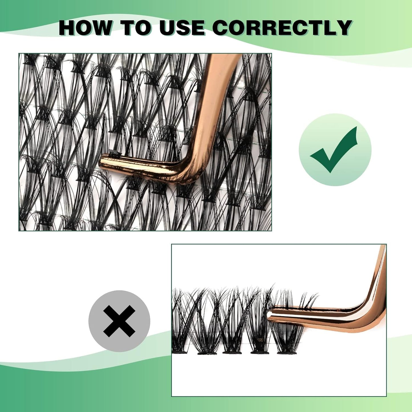 Lash Clusters 300pcs Eyelash Clusters 30D 0.07D Curl 12mm DIY Eyelash Extension KEYYOU Large Tray Volume Soft&Natural Individual Lashes(30D-0.07D,12)