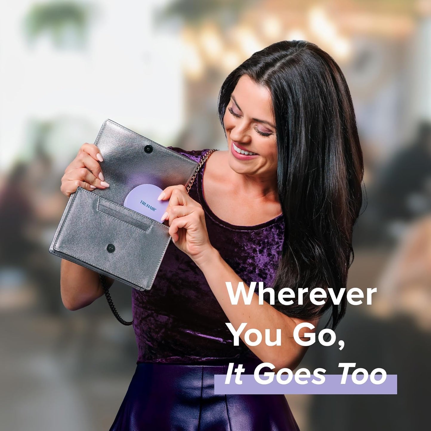 TRUHAIR Root & Scalp Cover Up Pressed Powder Compact, Waterproof, Weightless Hair Coverage & Bald Spot Concealing, Root Touch Up Hair Color for Gray Coverage & Thinning Areas, 0.35 Oz (Darkest Brown)