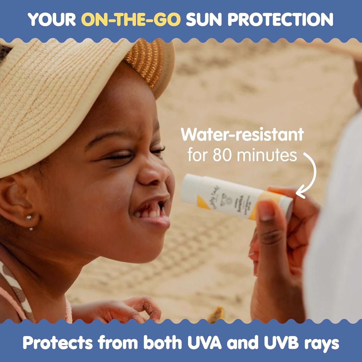 TUBBY TODD Mineral Sunstick - Broad Spectrum SPF 30 Sunscreen for Kids - Water-Resistant Stick Sunscreen for Body & Face - Safe for Sensitive Skin - 2 Pack, 0.5 oz