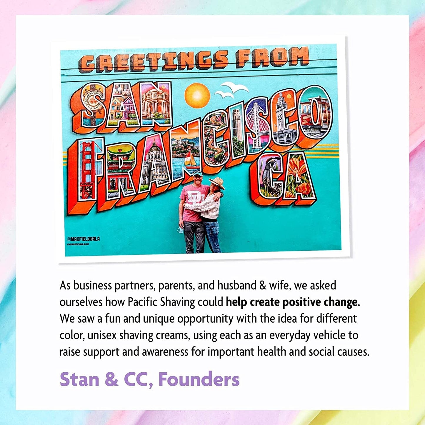 Pacific Shaving Company Purple Shaving Cream - Foaming Colorful Shaving Cream - Hydrating, Redness Reducing + Irritation Free Shave Cream (7 Oz)