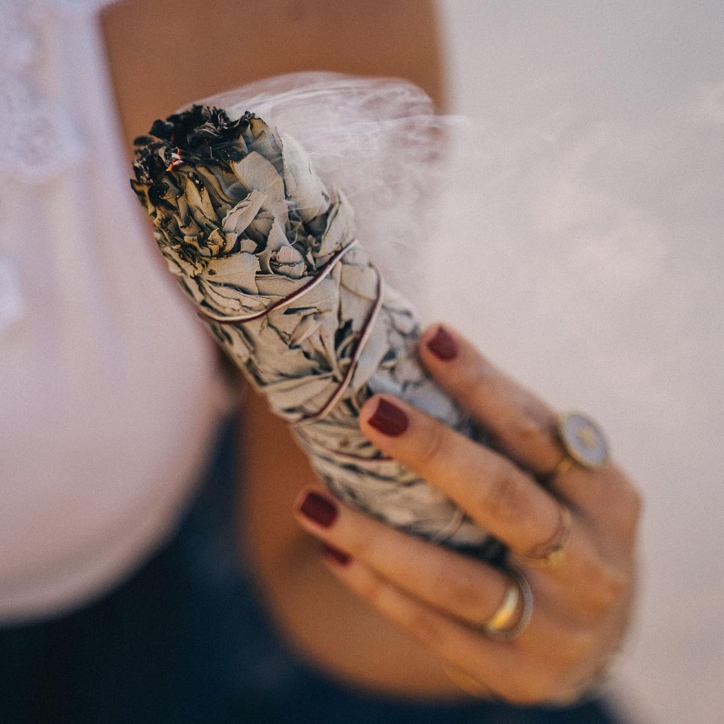 SOUL STICKS 6 Inch 3-Pack Organic California White Sage Smudge Sticks Bulk for Home Cleansing, Negative Energy Removal, Good Energy Meditation & Smudging Rituals | Pure Sage Bundles