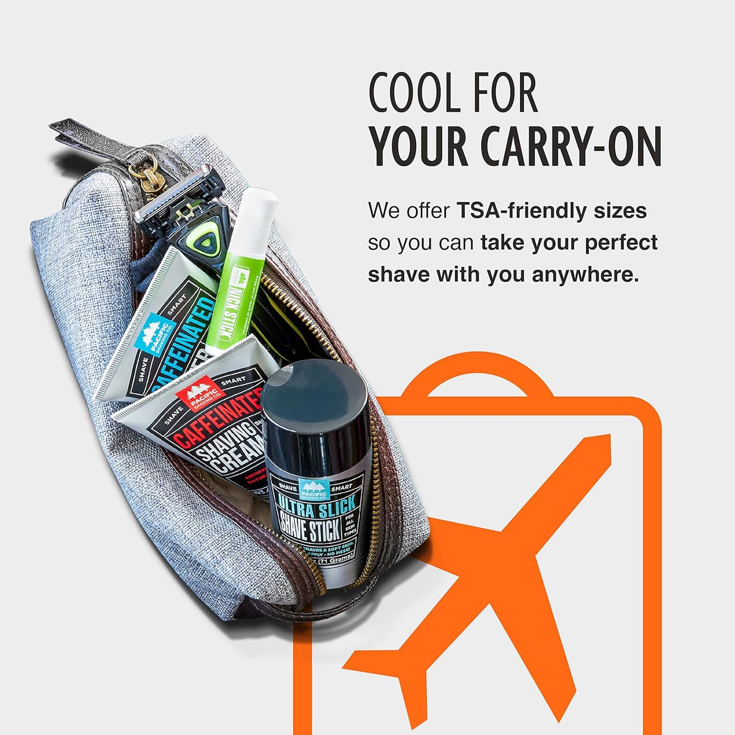 Pacific Shaving Company Caffeinated Aftershave, Men's Grooming Product - Antioxidant Daily Face Lotion + After Shave - Soothing Aloe & Spearmint Post Shave Balm for Sensitive Skin (3.4 Oz)