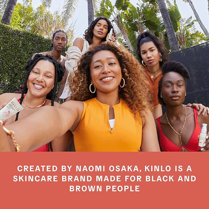 Kinlo Self Care Kit - Facial Oil, Facial Mist, Eye cream, Sweet Orange Coconut Scent Candle | Home SPA Gift Set Mother's Mother's day gift day gift | Black Owned Skincare | Made in USA