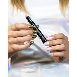 Gelish Chrome Stix, Chrome Nail Powder, Nail Art for Stunning Metallic Finish, Long-Lasting, Easy Application, Perfect for Professional and At-Home Use (Pink Opal, 0.5g)