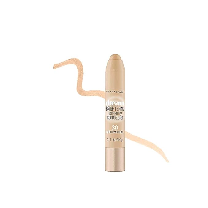 Maybelline Dream Brightening Creamy Concealer, Light/Medium, 0.11 oz.