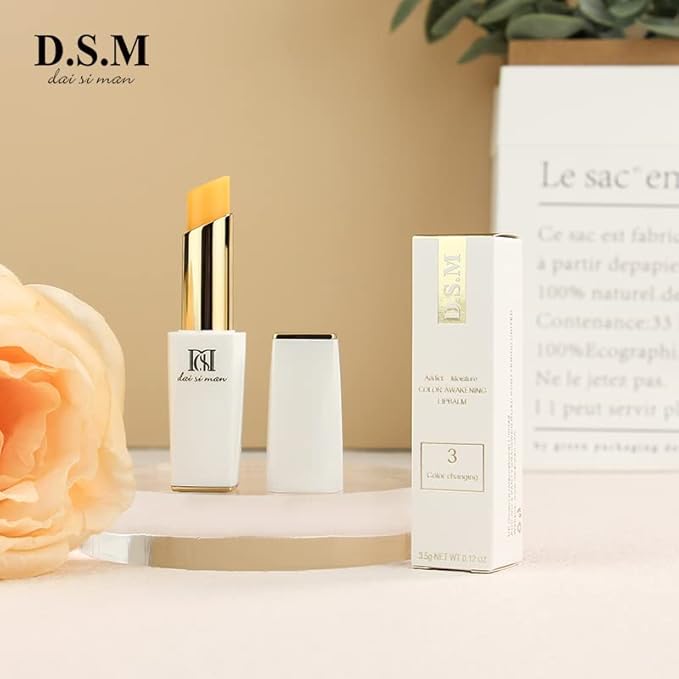 Lip Balm Hydrating Lip Conditioner Soothing Moisturize Lip Care Lip Butter 0.12 OZ Orange