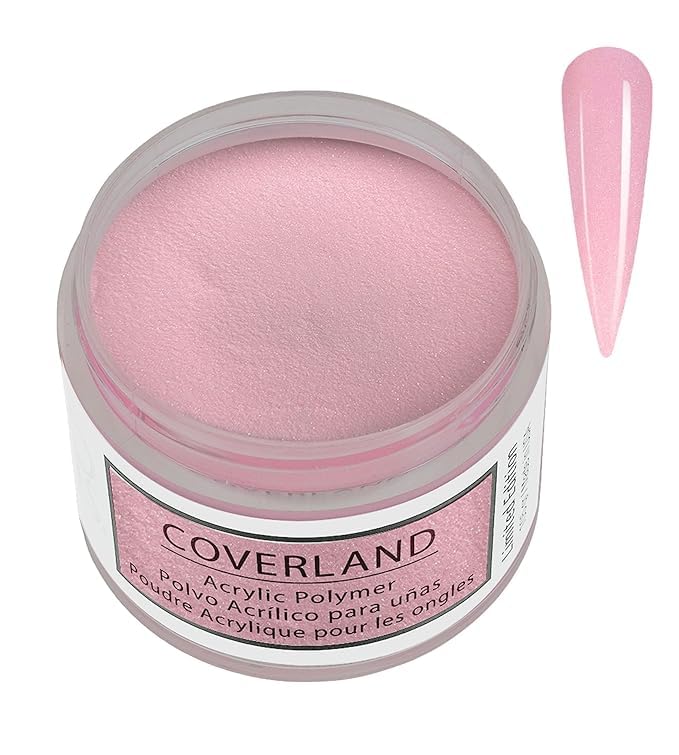 Tones Coverland Acrylic Nail Powder "Pink Sorbet" - Limited Edition Acrylic Powder for Nail Design, Sculpting, and Masking Nail Bed Imperfections - (1.5 Oz)