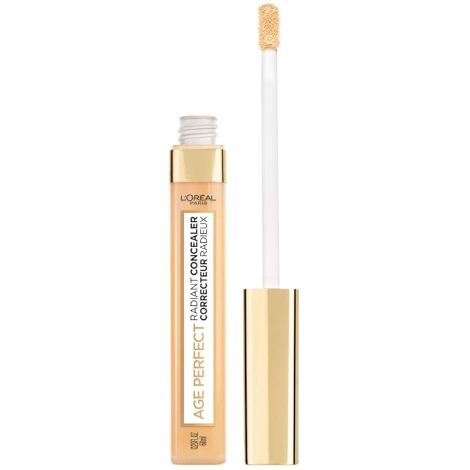 L’Oréal Paris Age Perfect Radiant Concealer with Hydrating Serum and Glycerin, Nude Beige
