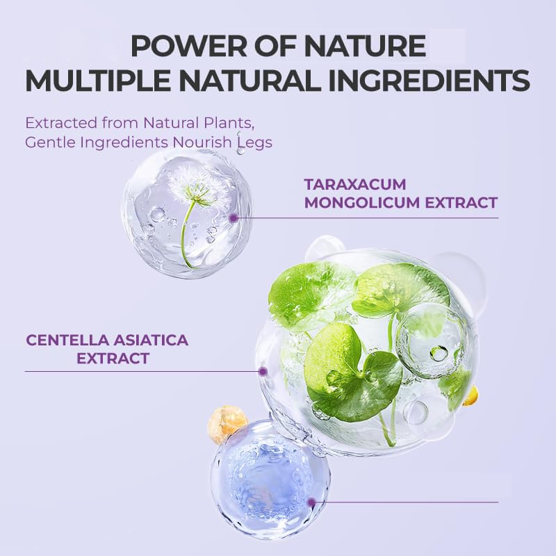 Soothing Leg Cream,Varicose Relief Cream,Cooling Gel For Varicose Veins Tr-eatment For Legs,Naturaly Plant-Based Ingredient 2pcs