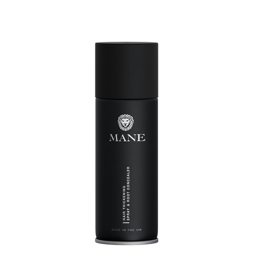 Hair Thickening Fiber Spray by Mane (100 ml, Black)