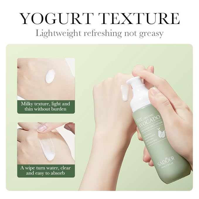 Avocado Facial Skin Care Sets & Kits, 4 pcs Skin Care Routine Kit For women, Skincare Products Set with Toner, Lotion, Eye Cream, Hydrating Skincare set for all skin types, Anti Aging facial kit.