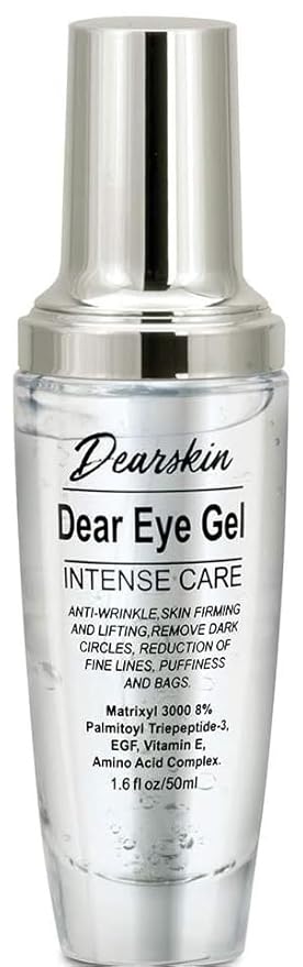 Eyelashes, Eyes & Face Skincare Gift Set: Gift her Glow with Hyaluronic Facial Serum Vitamin C Eye Gel Eyelashes Serum and Water Gel Cream