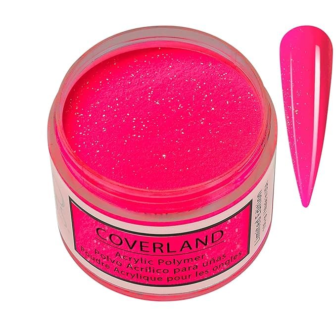 Tones Coverland Acrylic Nail Powder "Strawberry Margarita" - Limited Edition Acrylic Powder for Nail Design, Sculpting, and Masking Nail Bed Imperfections - (1.5 Oz)