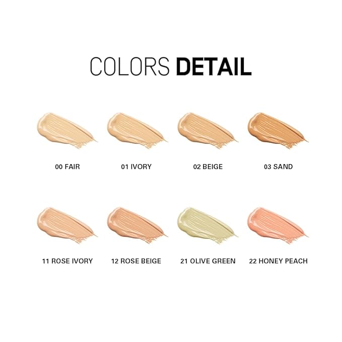 heme Full coverage liquid concealer 6ml (01 Ivory)