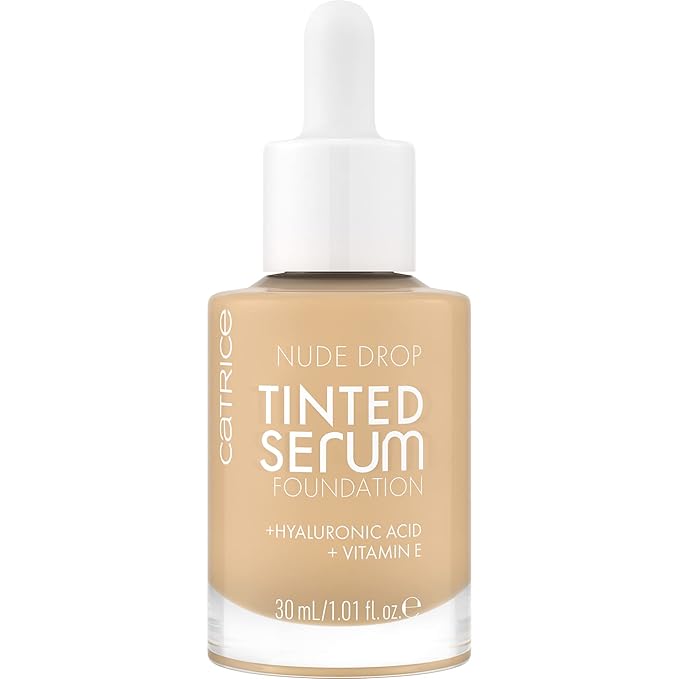 Catrice | Nude Drop Tinted Serum Foundation | Lightweight, Hydrating, Buildable Coverage | Enriched with Hyaluronic Acid & Vitamin E | Vegan & Cruelty Free (036C)