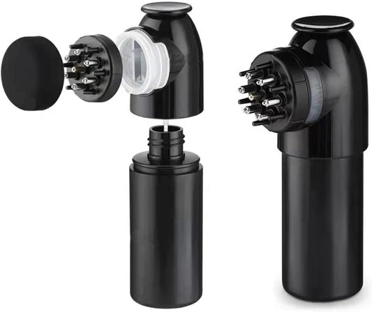 Elitzia Scalp Solution Applicator Roller Hair Massage Comb Liquid Guide Comb Smear-Type Essential Oil Hair Growth Brush for Anti-Hair Loss and Hair Regrowth