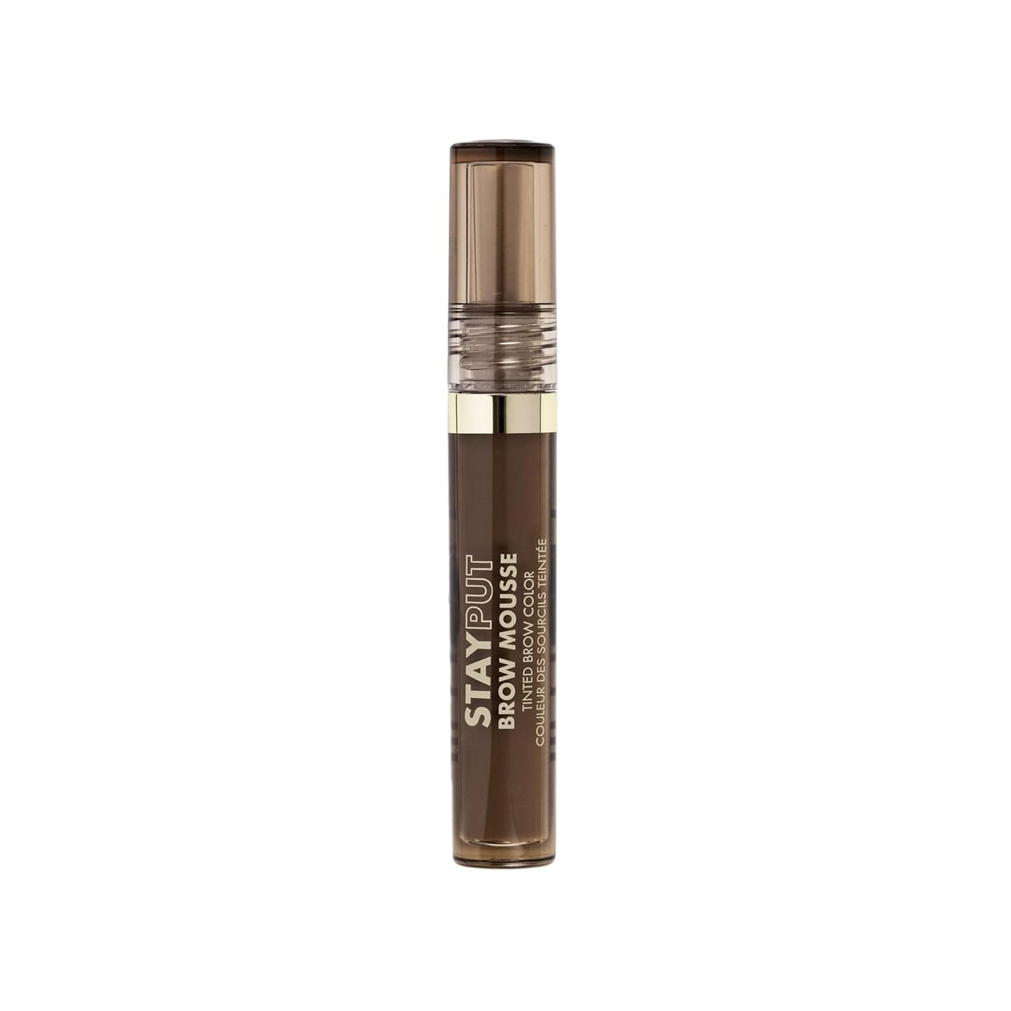 Milani Brow Tint- Stay Put Tinted Brow Mousse, Nourishing, High-Pigment infused with Shea Butter, Jojoba Seed Oil & Panthenol Vitamin B5- Dark Brown