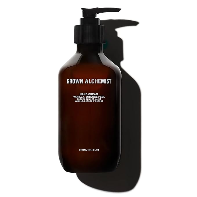 Grown Alchemist Hand Cream - Vanilla and Orange Peel. Non-Greasy Moisturizer that Soothes and Softens Hands (300ml).