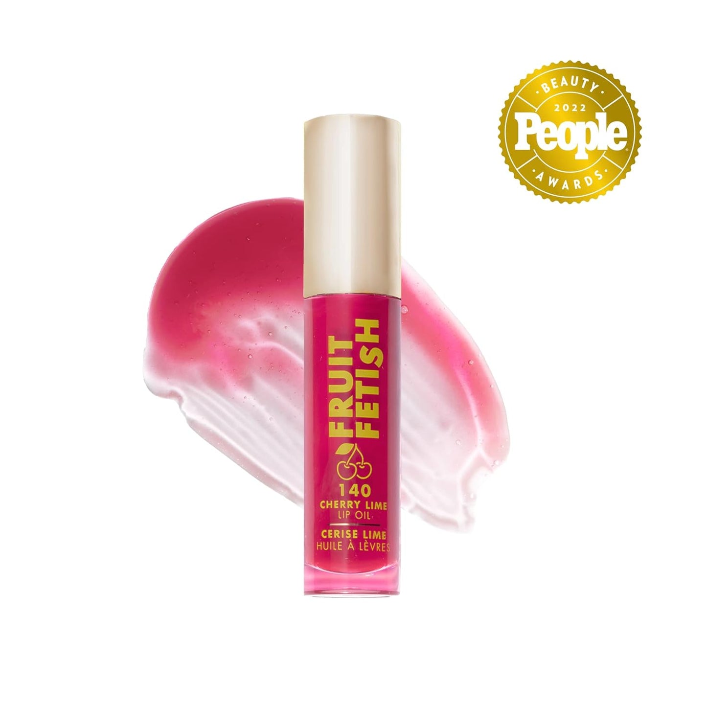 Milani Fruit Fetish Lip Oil with Vitamin E for Instant Hydration, Fruit Extract Infused Lip Treatment and Moisturizing Lip Gloss - Cherry Lime