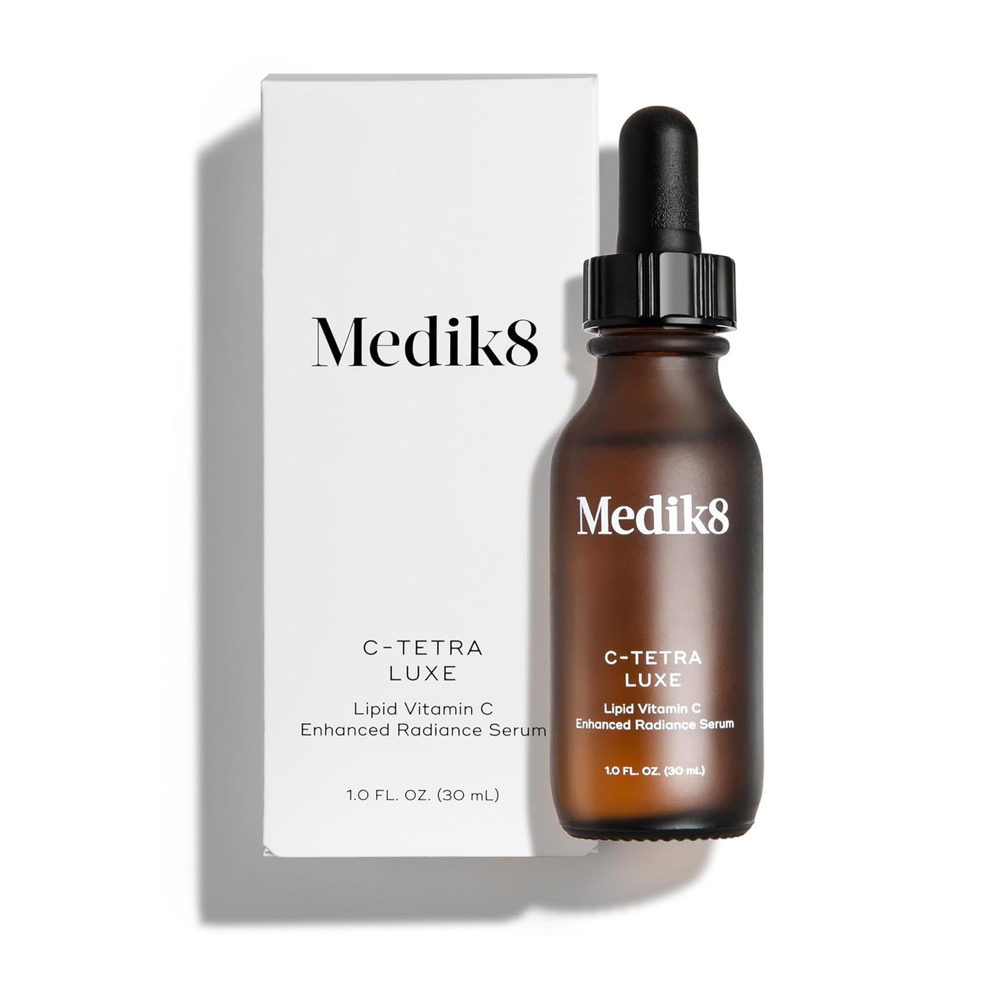 Medik8 C-Tetra Luxe - Balancing Vitamin C Serum For Face - Smooths Fine Lines and Wrinkles - Face Serum with Squalane - Vegan and Gluten Free - 1.0 oz